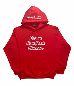 716 LW Hoodie Red/White