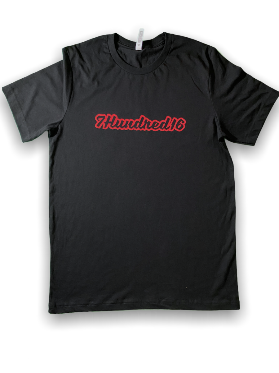 7H16 SW Logo - Black/Red