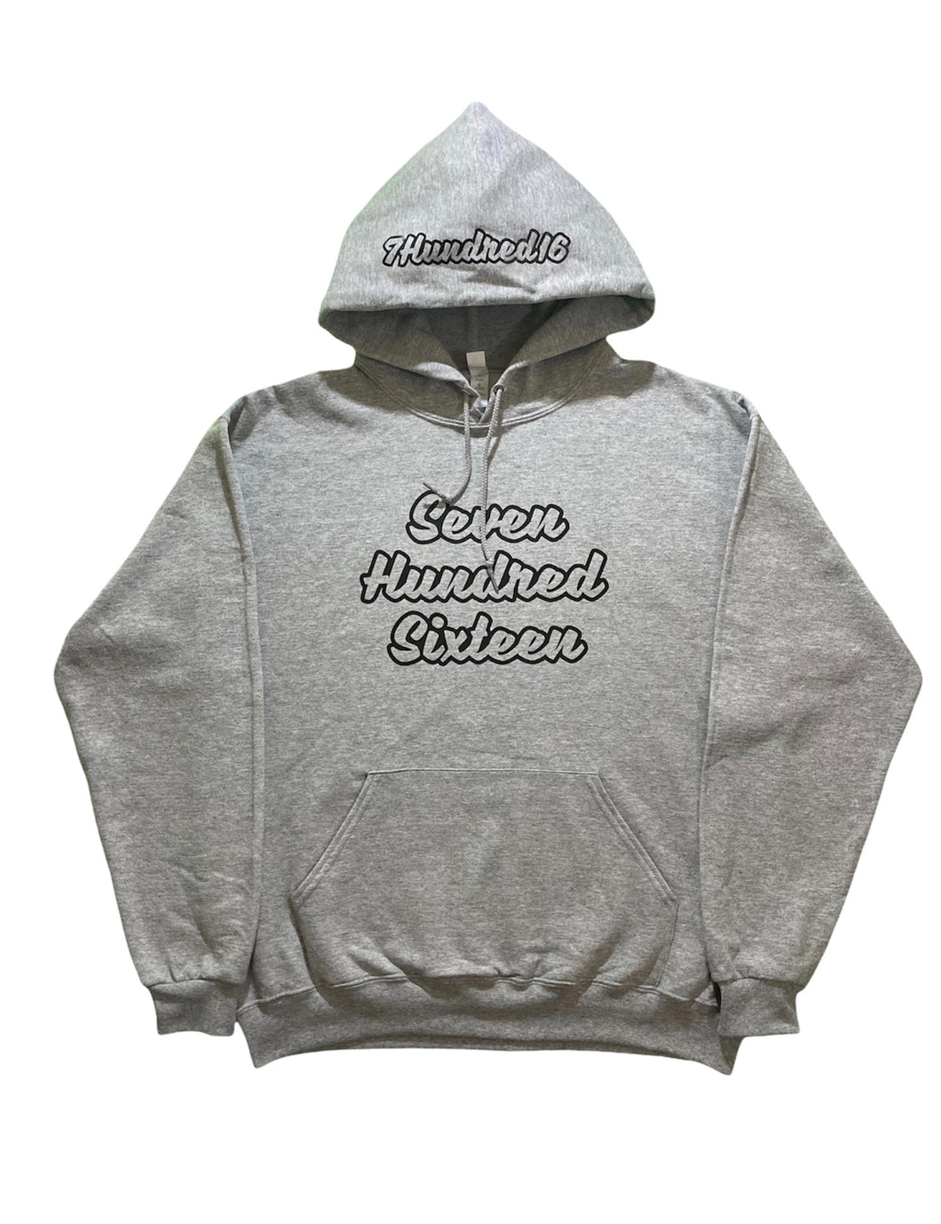 716 LW Hoodie -Grey/Black